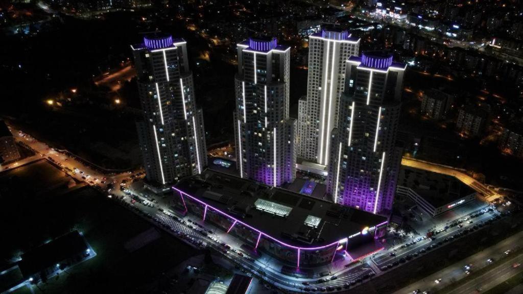 Appartamento Sky Lux Point Skopje Esterno foto