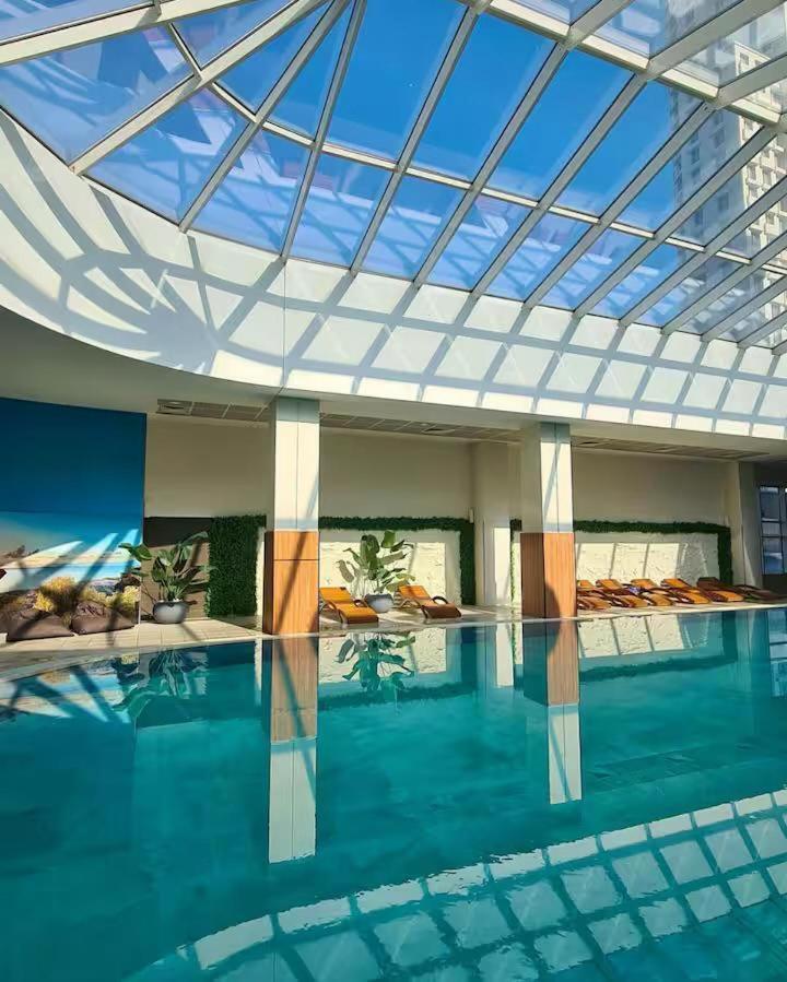 Appartamento Sky Lux Point Skopje Esterno foto