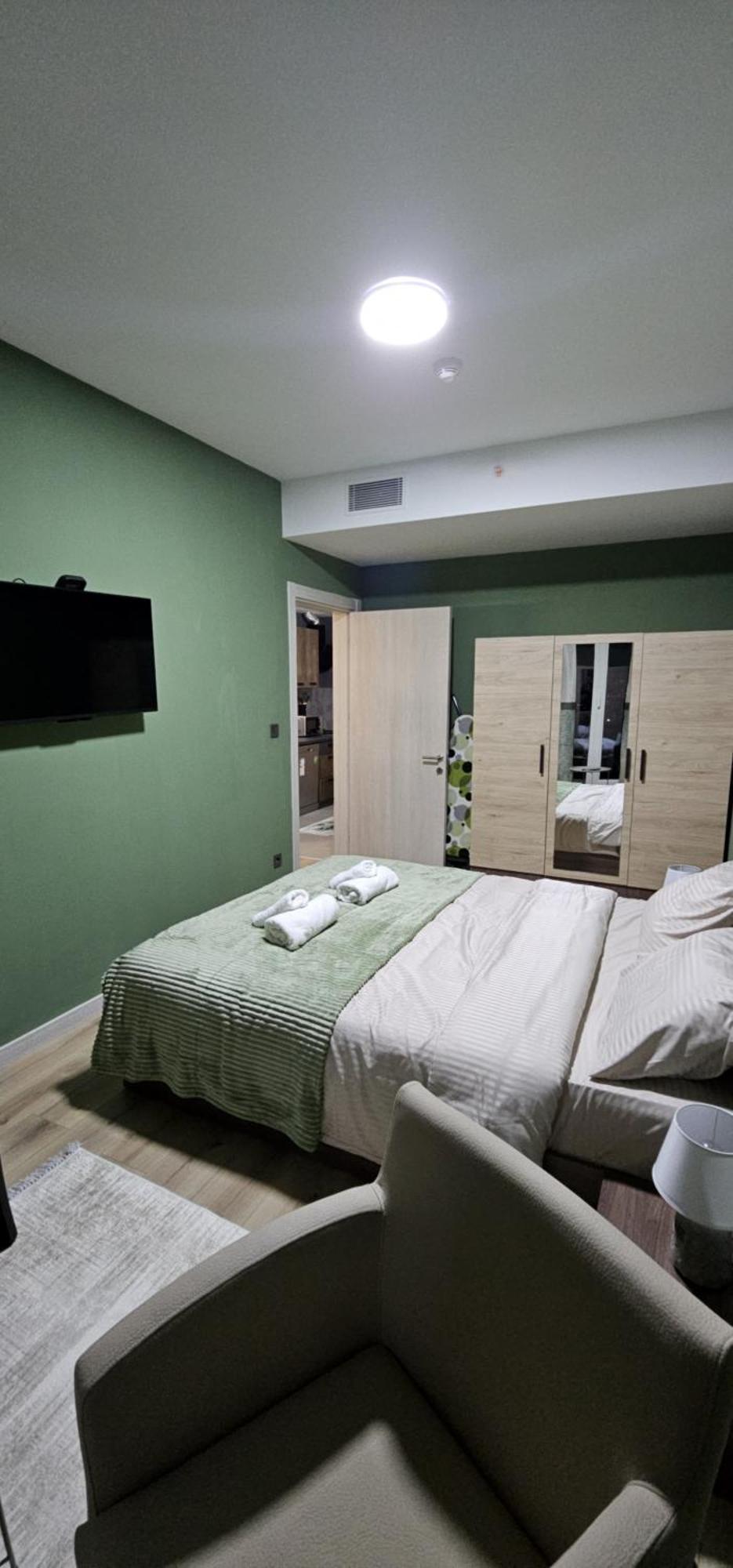 Appartamento Sky Lux Point Skopje Esterno foto