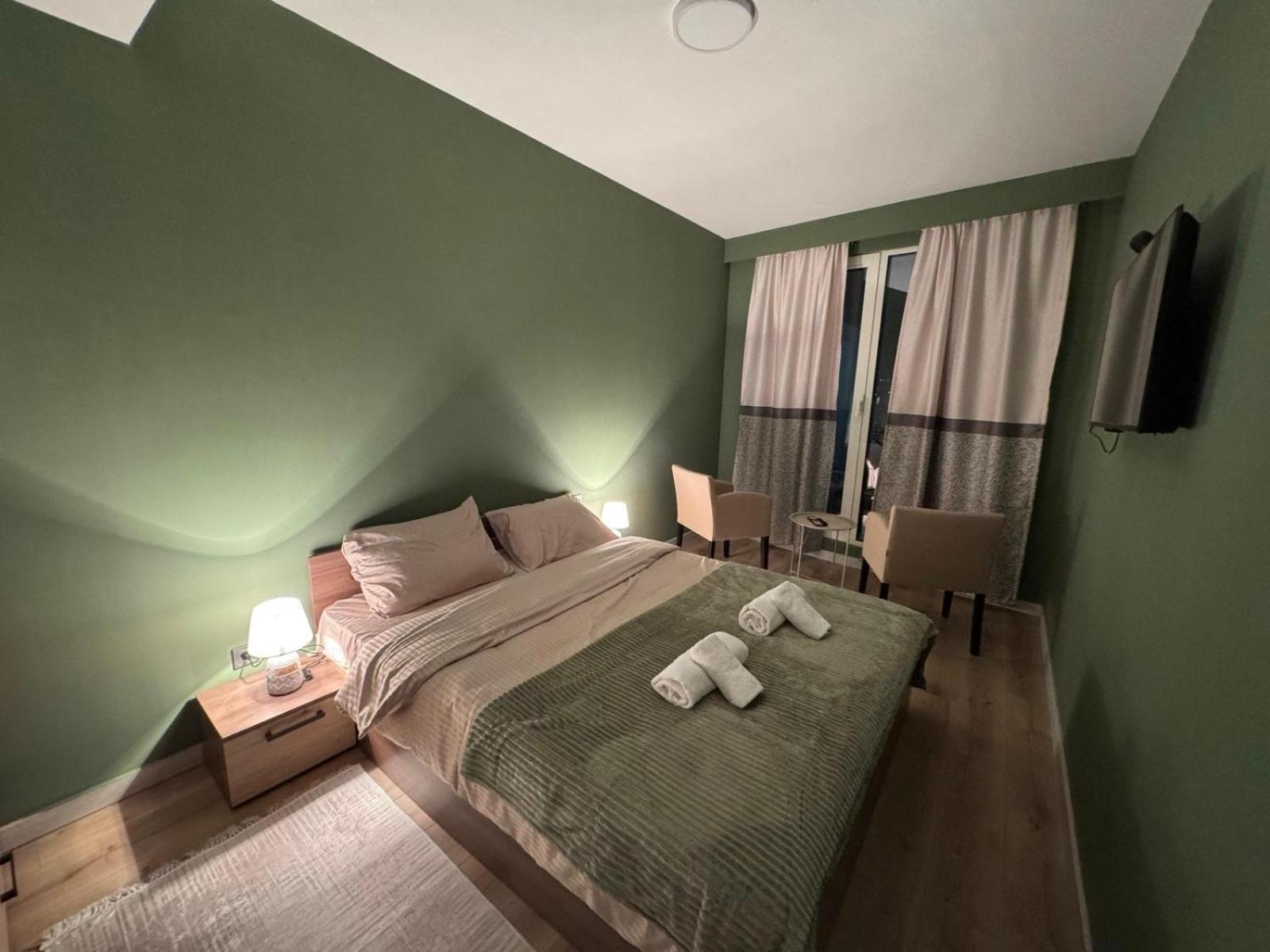 Appartamento Sky Lux Point Skopje Esterno foto