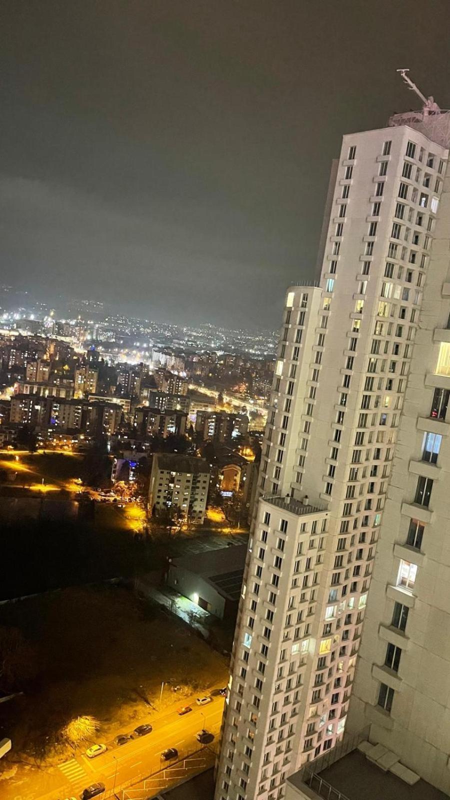Appartamento Sky Lux Point Skopje Esterno foto
